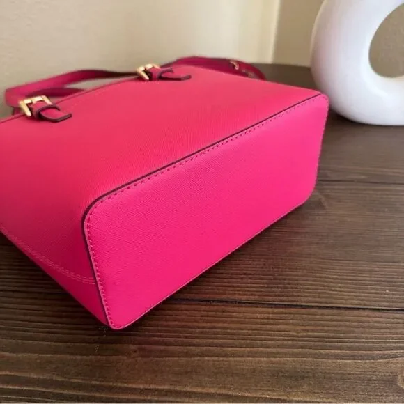 Michael Kors jet set travel xsmall carryall tote crossbody bag - Picture 10 of 12